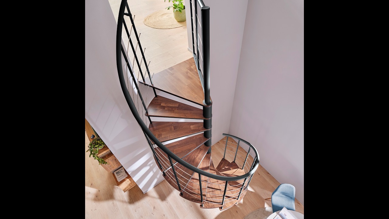 Spindeltreppe Intercon Select mit schneller und einfacher Selbstmontage