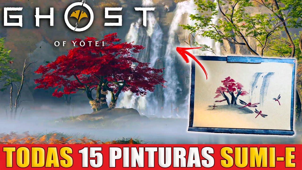 Ghost of Yotei Todas os Locais de Pinturas Sumi-e (Troféu Olhar de Artista)