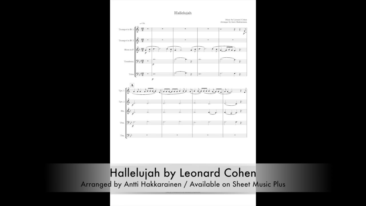 Hallelujah - Brass Quintet
