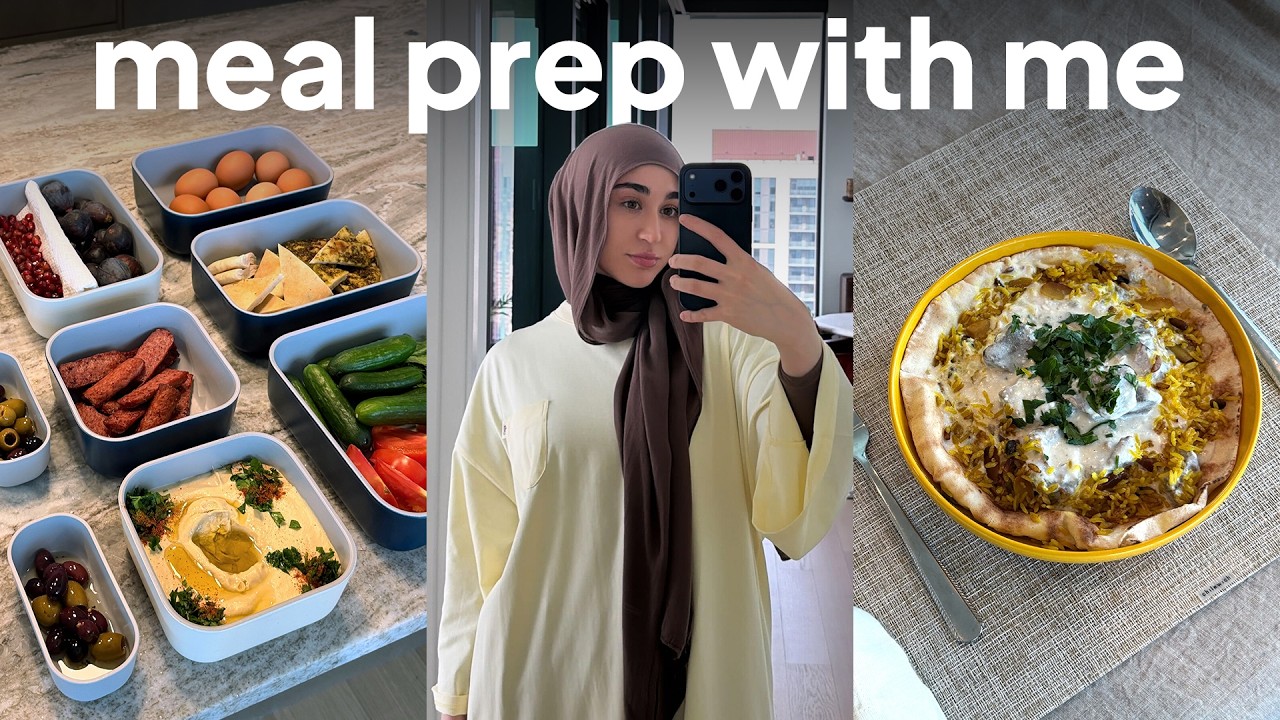 Ramadan meal prep | healthy + high protein