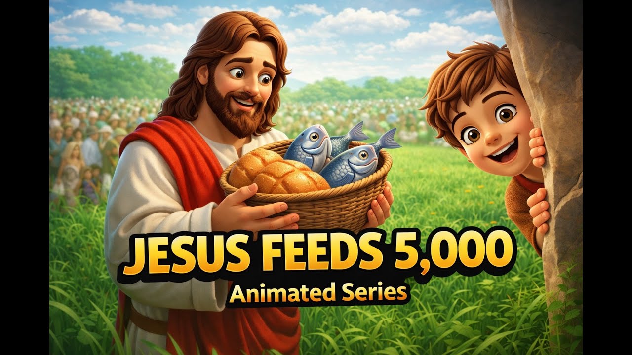 The Story of Jesus Feeding the 5000 - Animated Bible Stories for Kids and Adults