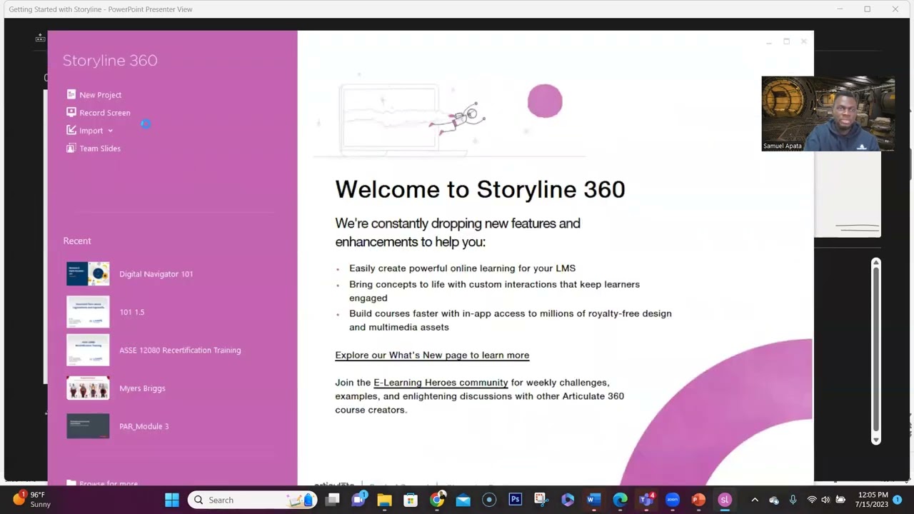 Storyline Masterclass - Getting Started With Storyline