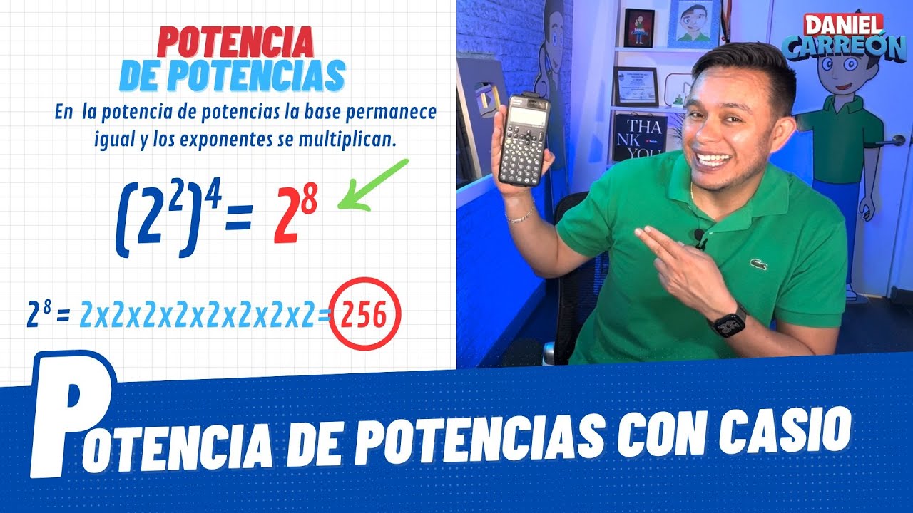 POTENCIA DE POTENCIAS CON CALCULADORA