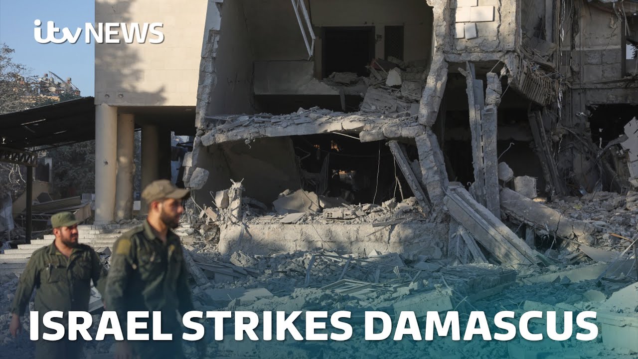 Israel strikes Damascus before Syria announces new truce with Druze minority | ITV News