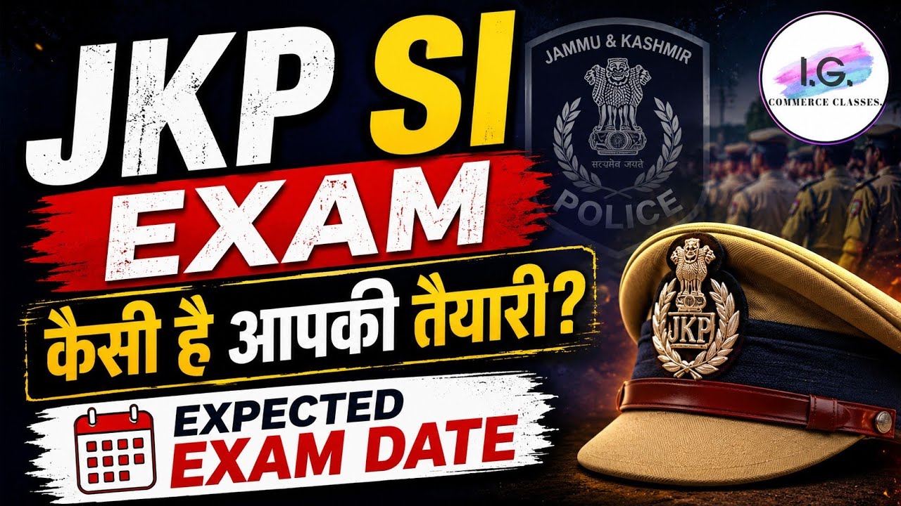 JKPSI EXAM - Expected Exam Date 📅- Exam Preparation - JKSSB EXAMS UPDATE @IGCLASSES_ 