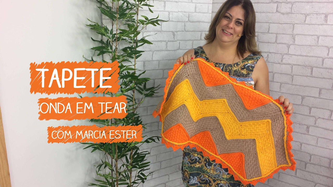 Tapete Onda em Tear com Marcia Ester | Vitrine do Artesanato na TV