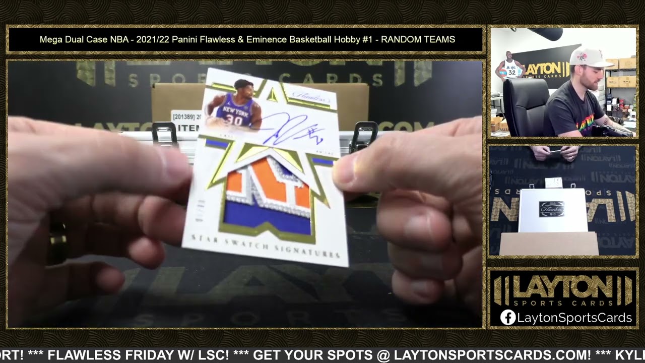 MIND-BLOWING BREAK! Mega Dual Case NBA - 2021/22 Panini Flawless & Eminence Basketball Hobby #1