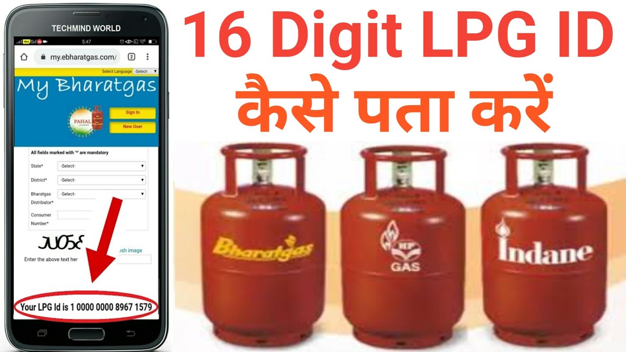 16 Digit LPG ID Number Online Kaise Pata kare | अपनी LPG ID Online कैसे देखें | #lpg #Lpg_id