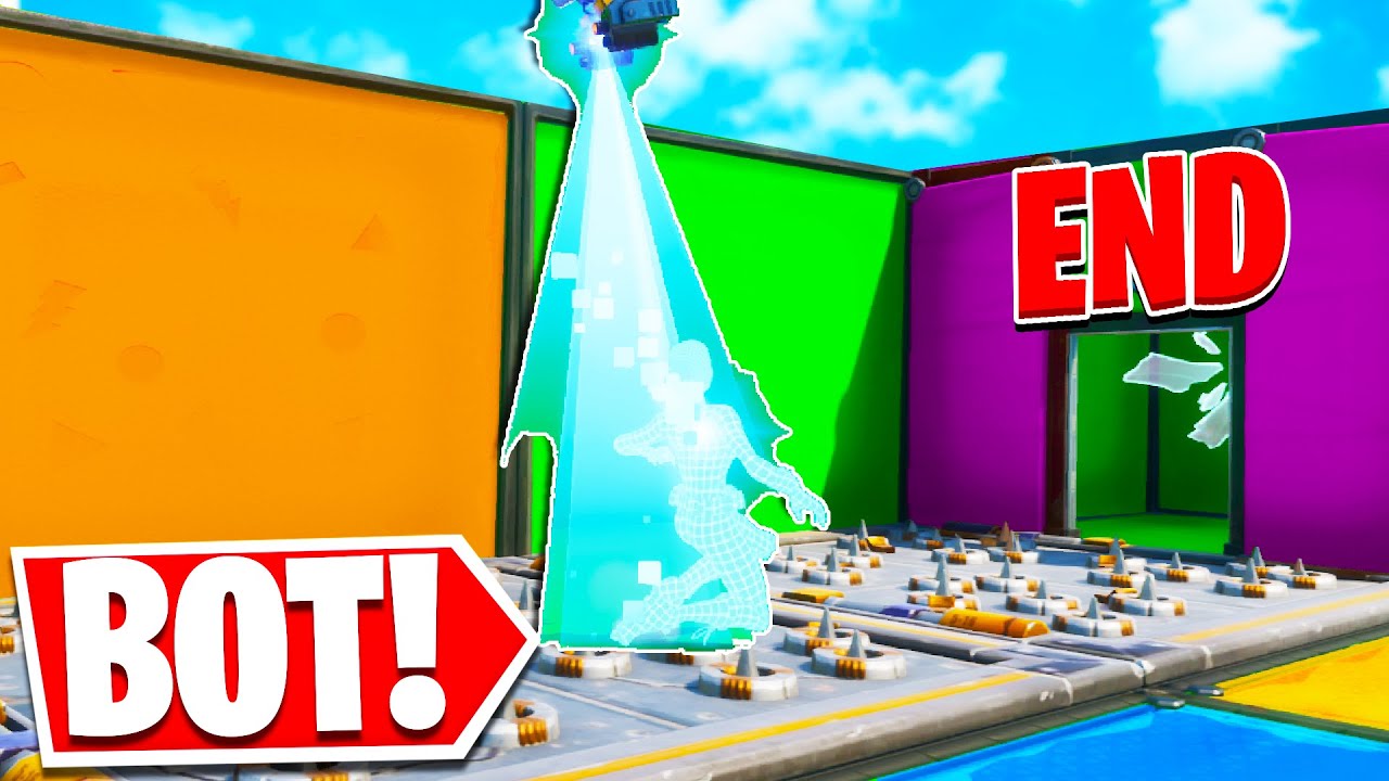 I STRUGGLED On This BOT Deathrun... *FUN* (Fortnite Creative)
