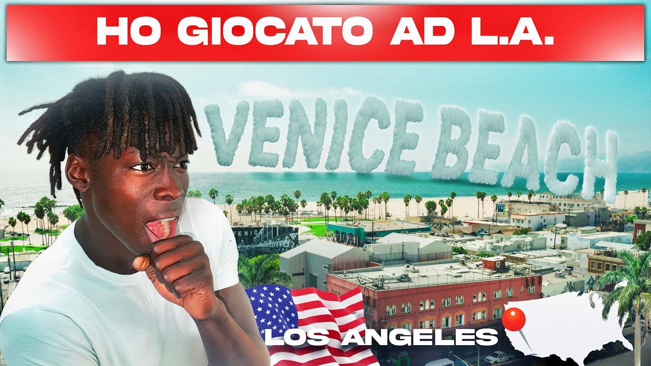 Ho campettato a venice beach!🏀🌴