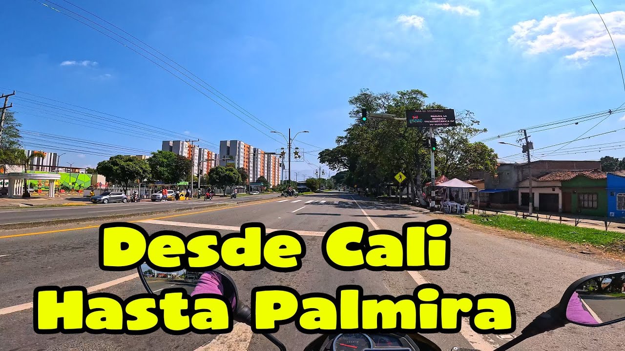 Desde de Centro de Cali hasta lo último de Palmira