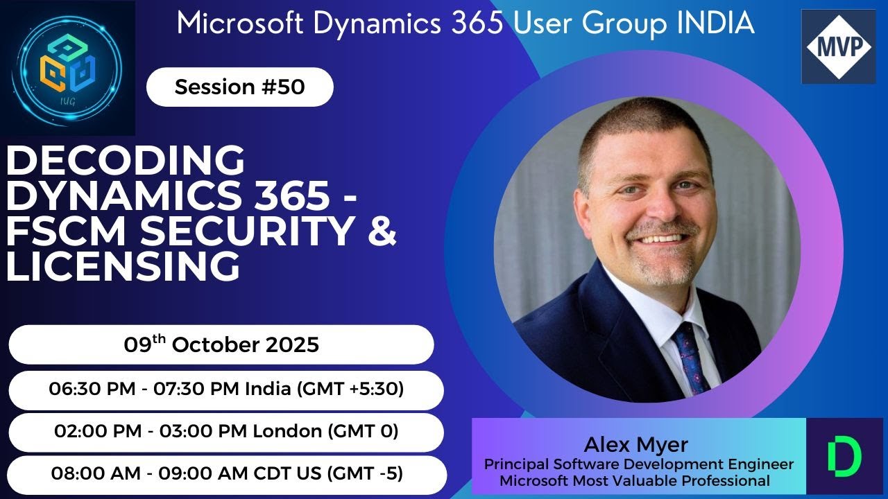 D365 Finance and Supply Chain Apps Security and Licensing.