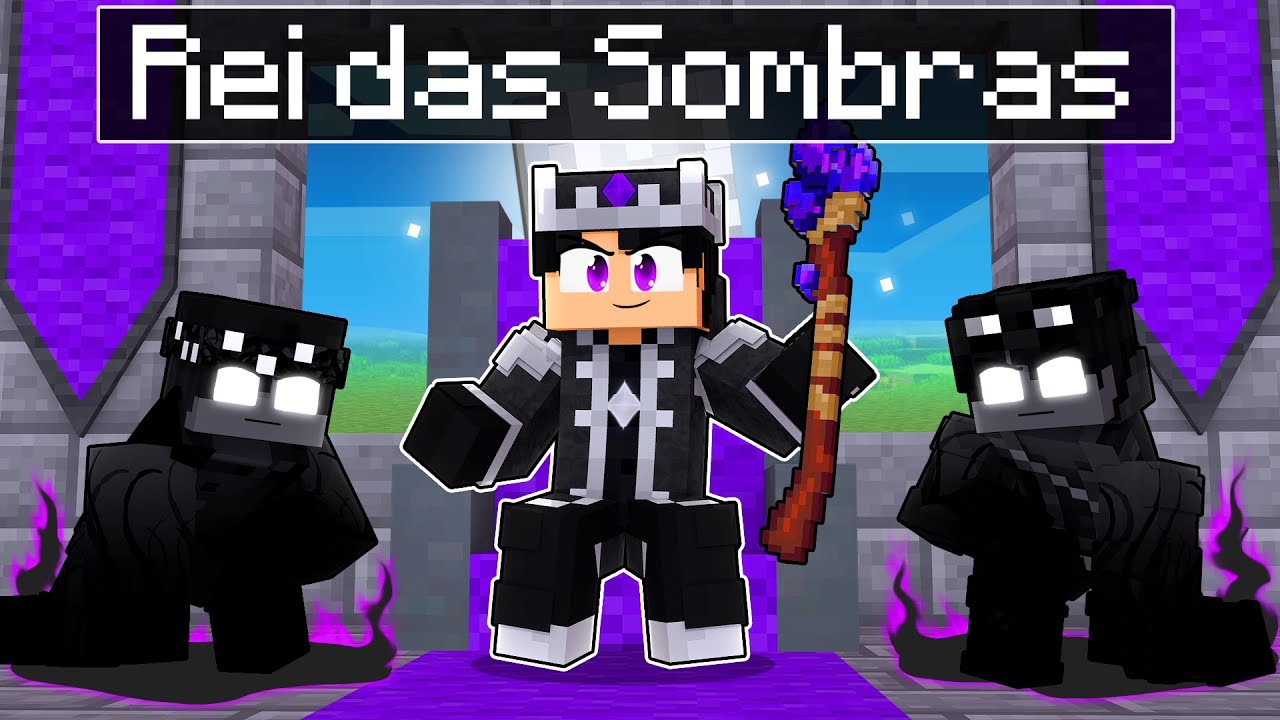 JOGANDO como um REI DAS SOMBRAS no Minecraft ‹‹ P3DRU ››