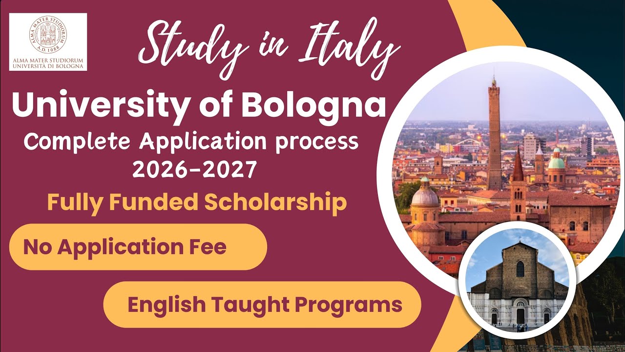 University of Bologna Admission 2026–27 | Study in Italy | Scholarship Options Available