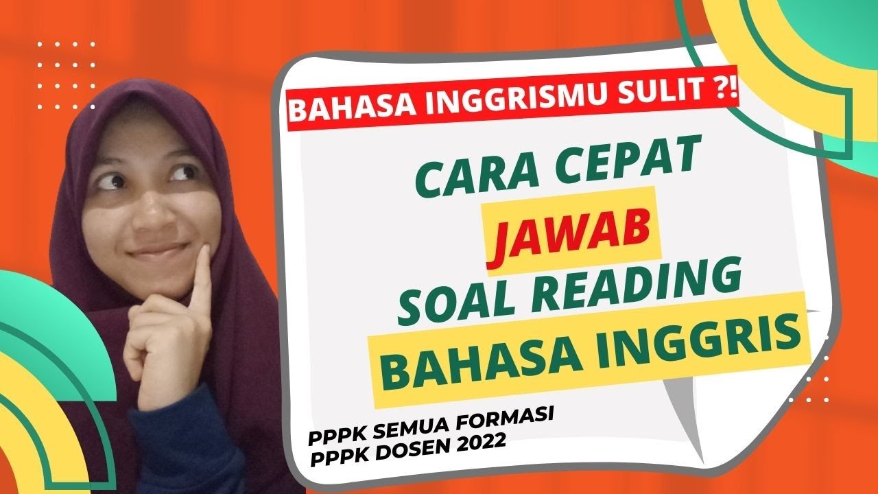 Wajib Tahu ! 100% Legit Cara Cepat Jawab Soal Bahasa Inggris / PPPK 2023 - PPPK Dosen 2023