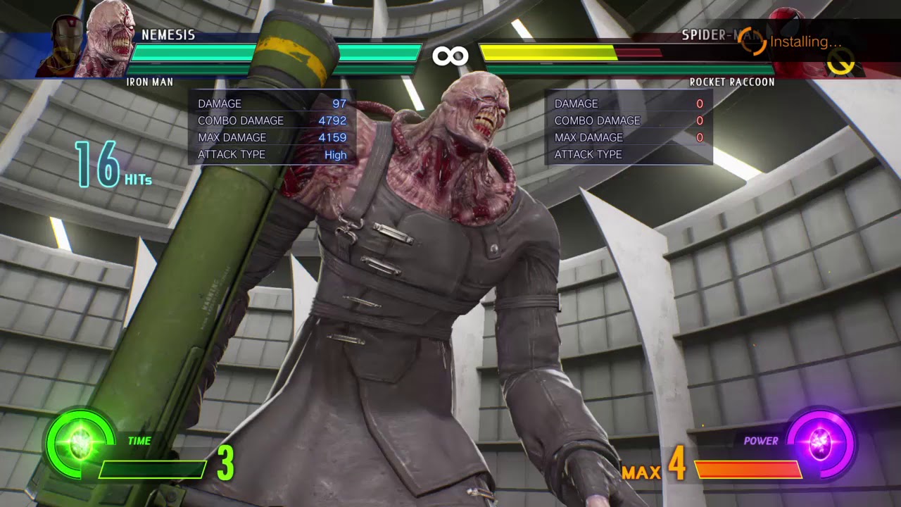 MARVEL VS. CAPCOM: INFINITE Nemesis combo