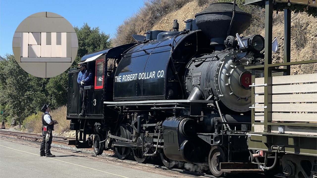 Steam on the Niles Canyon Railway feat. 2-6-2ST Robert Dollar Co. #3 (September 2024)