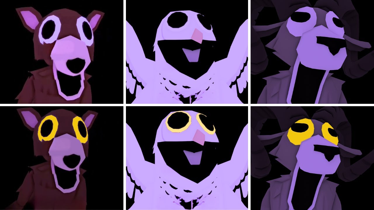 99 Nights in the Forest - DEER VS HAPPY DEER VS OWL VS RAM VS HAPPY RAM | Jumpscare - Roblox