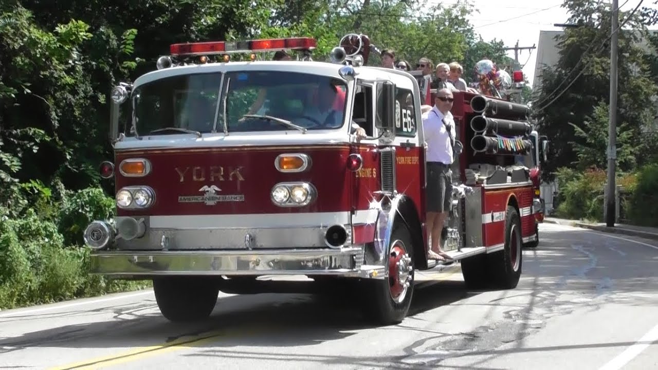 York, ME Annual Fire Muster Fire Truck Parade 2021