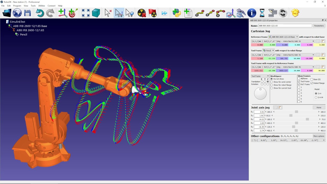 RoboDK Integrated with MATLAB Simulink