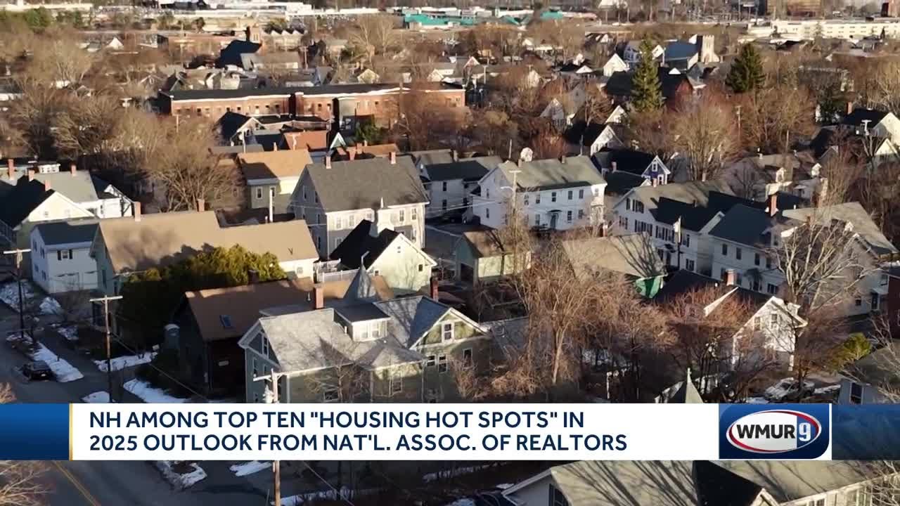 New Hampshire among top 10 'housing hot spots' in 2025 outlook from National Association of Realtors