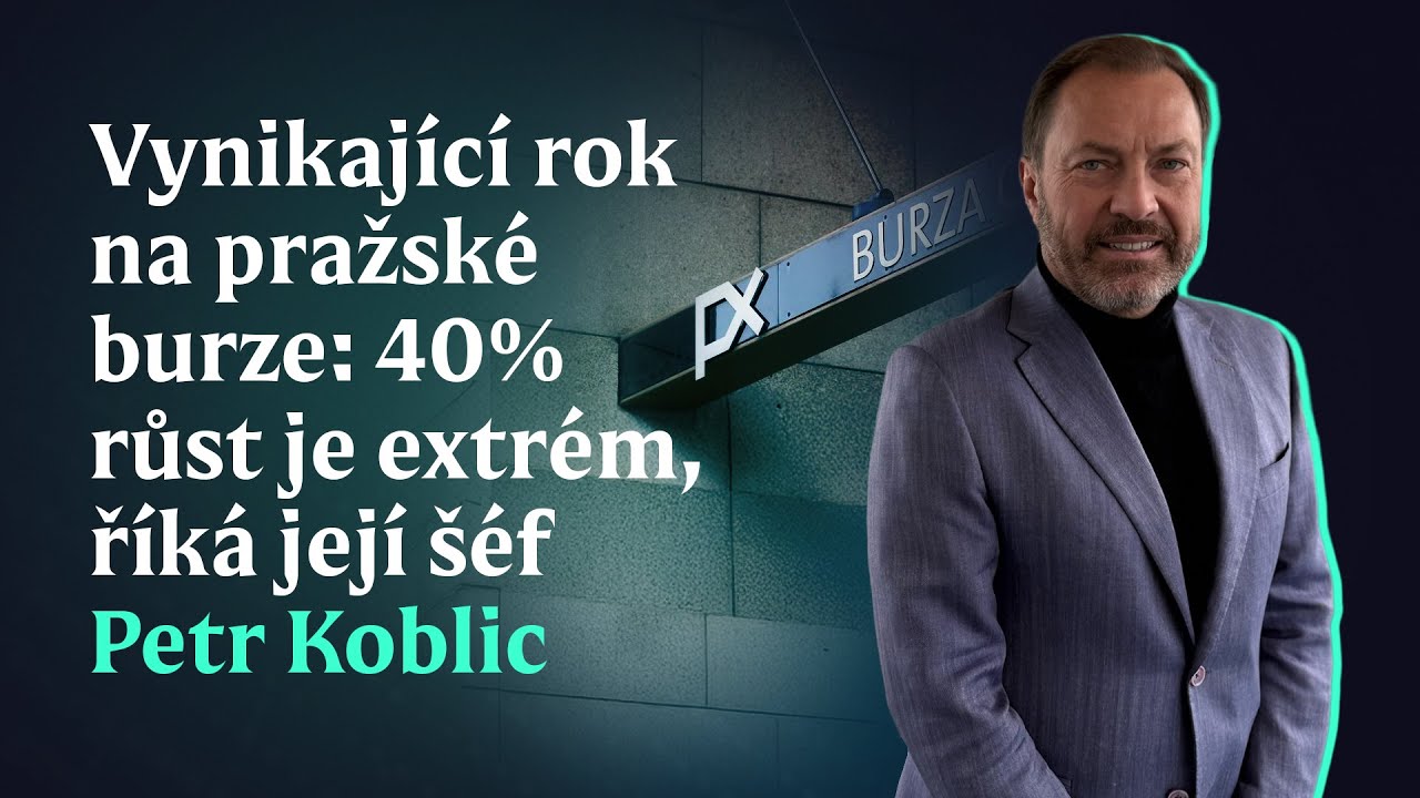 Vynikající rok na pražské burze: 40% růst je extrém, říká její šéf Petr Koblic