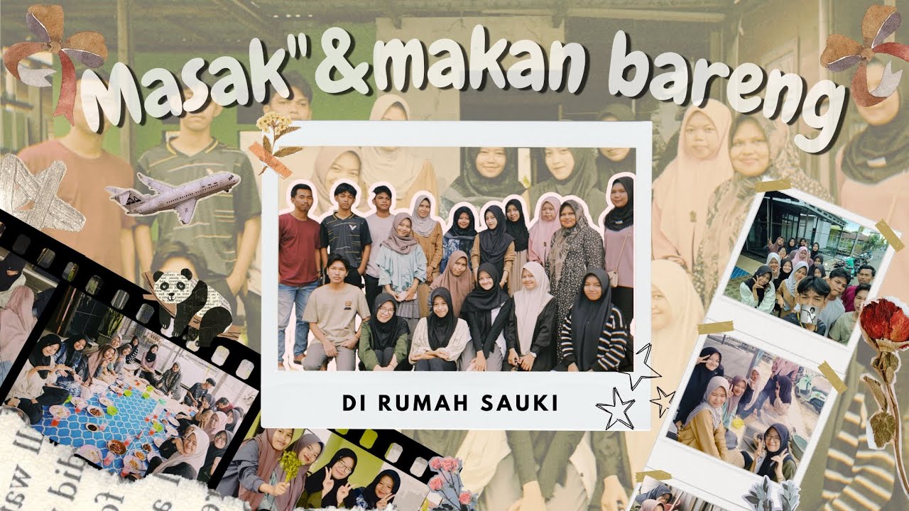 Masak & makan bersama di rumah Sauki💥