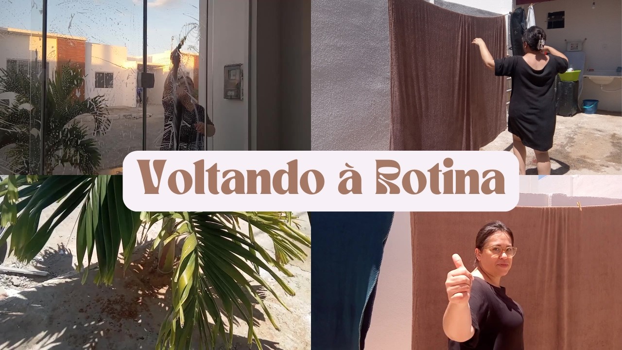Vlog | Voltando à Rotina depois da Mudança! + lavando roupas✨Um Dia Perfeito e Cheio de Afazeres