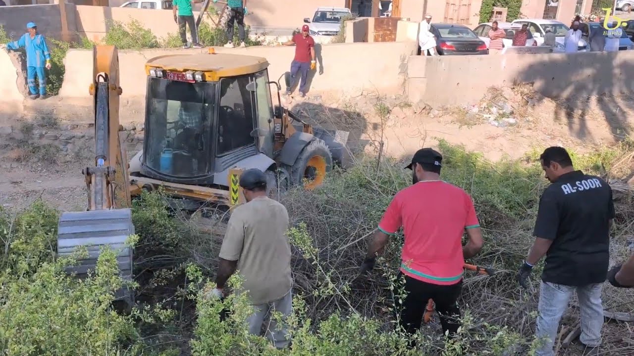 معسكر عمل...في سوق بهلاء التراثي