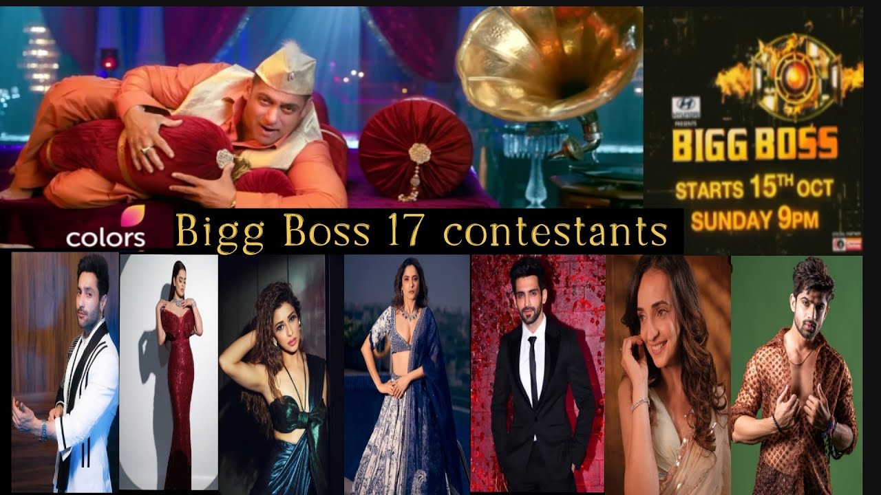 Bigg boss 17 contestants list 2023 | Bigg Boss 17 promo