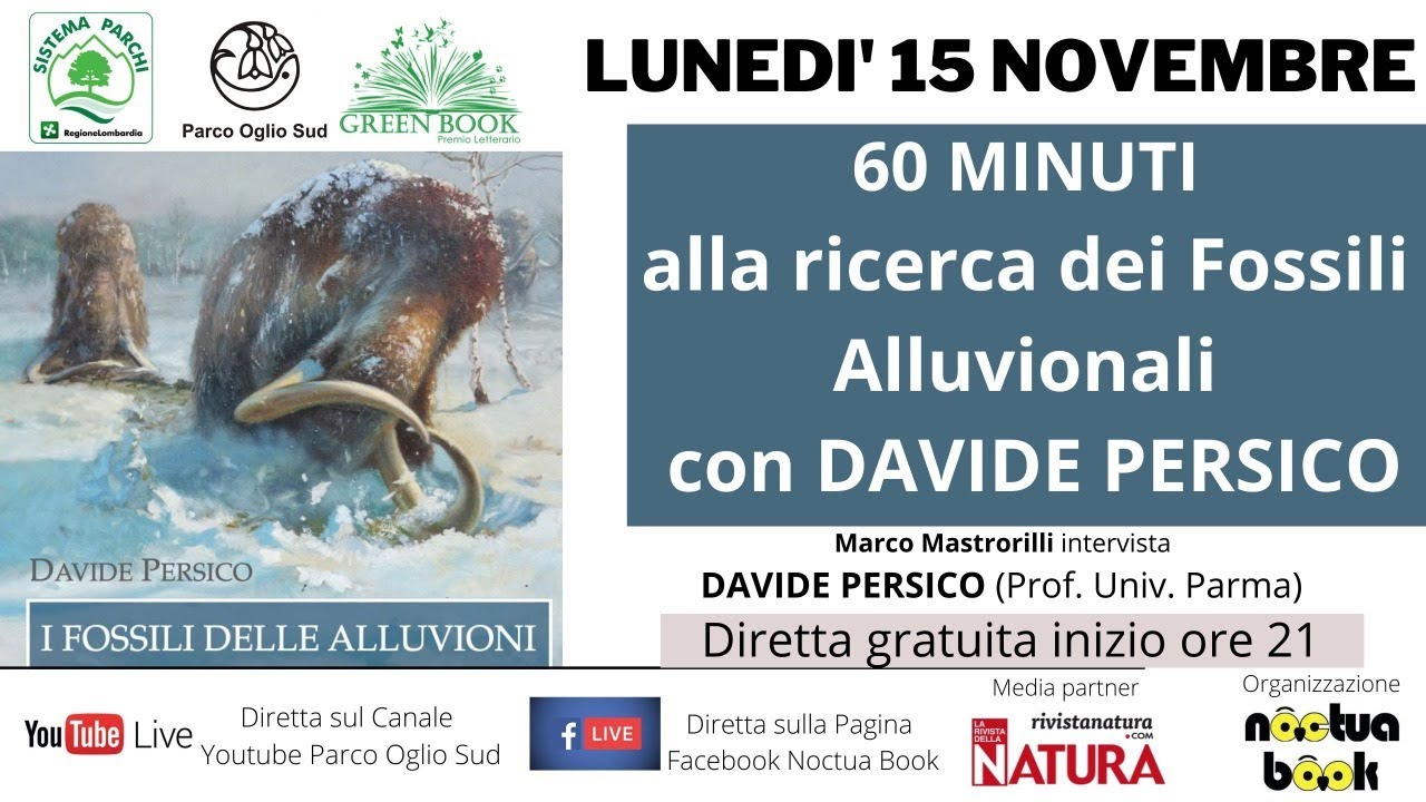 60 MINUTI  alla ricerca dei Fossili  Alluvionali  con DAVIDE PERSICO