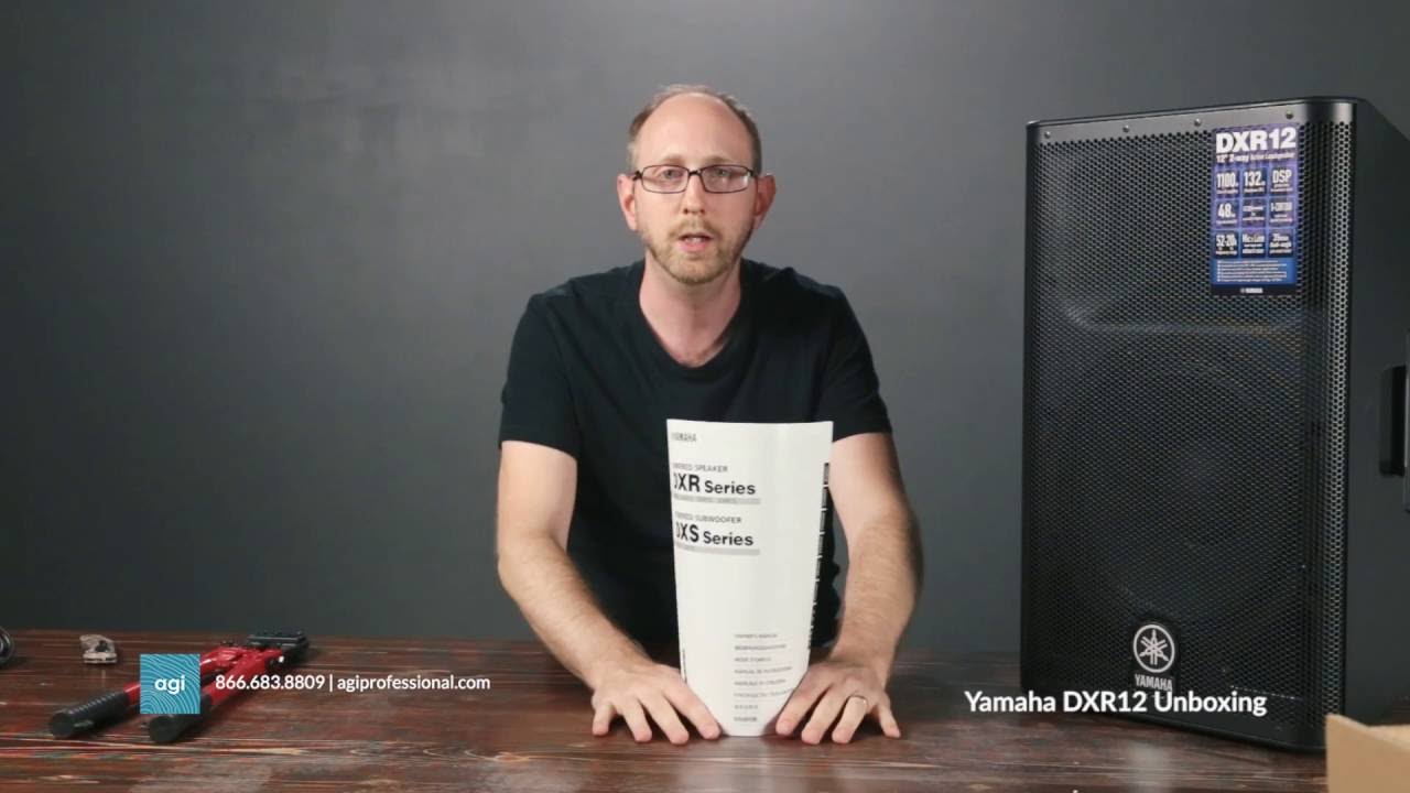 UNBOXING - Yamaha DXR12