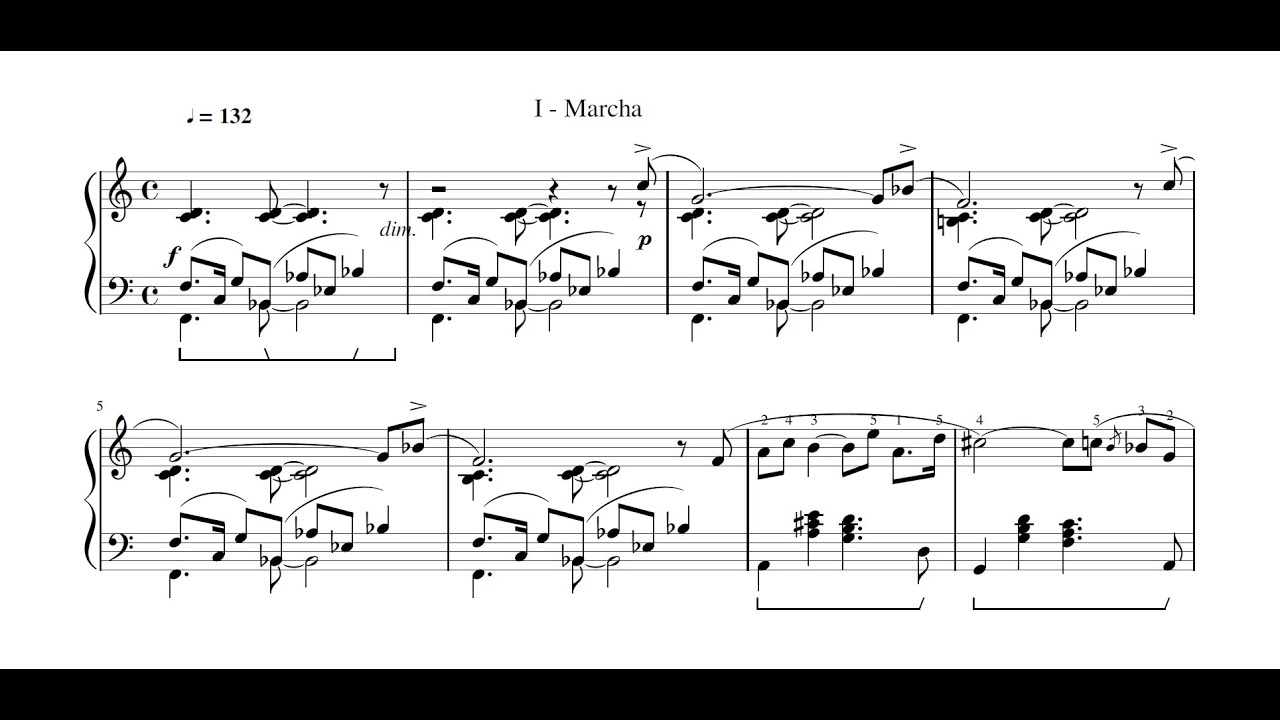 Radamés Gnattali - Sonatina coreográfica (Olinda Allessandrini, piano)