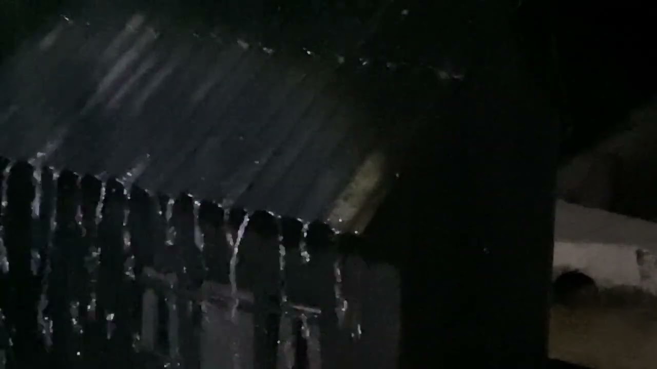 FASTEST Sleep with Heavy Rain on Roof - Night Thunderstorm for Insomnia, Study, Relax, Meditation