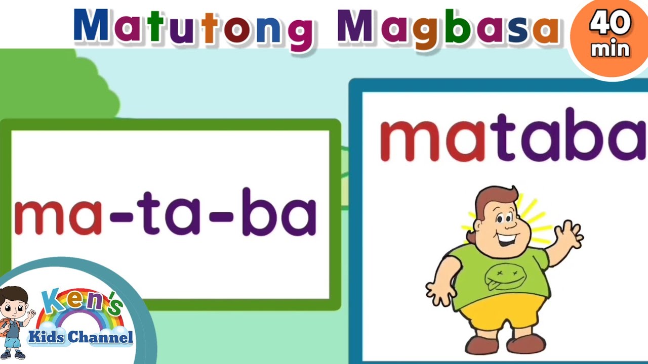 Pagbasa ng mga Salitang may Dalawa at Tatlong Pantig | Filipino Pagbasa sa Kindergarten 