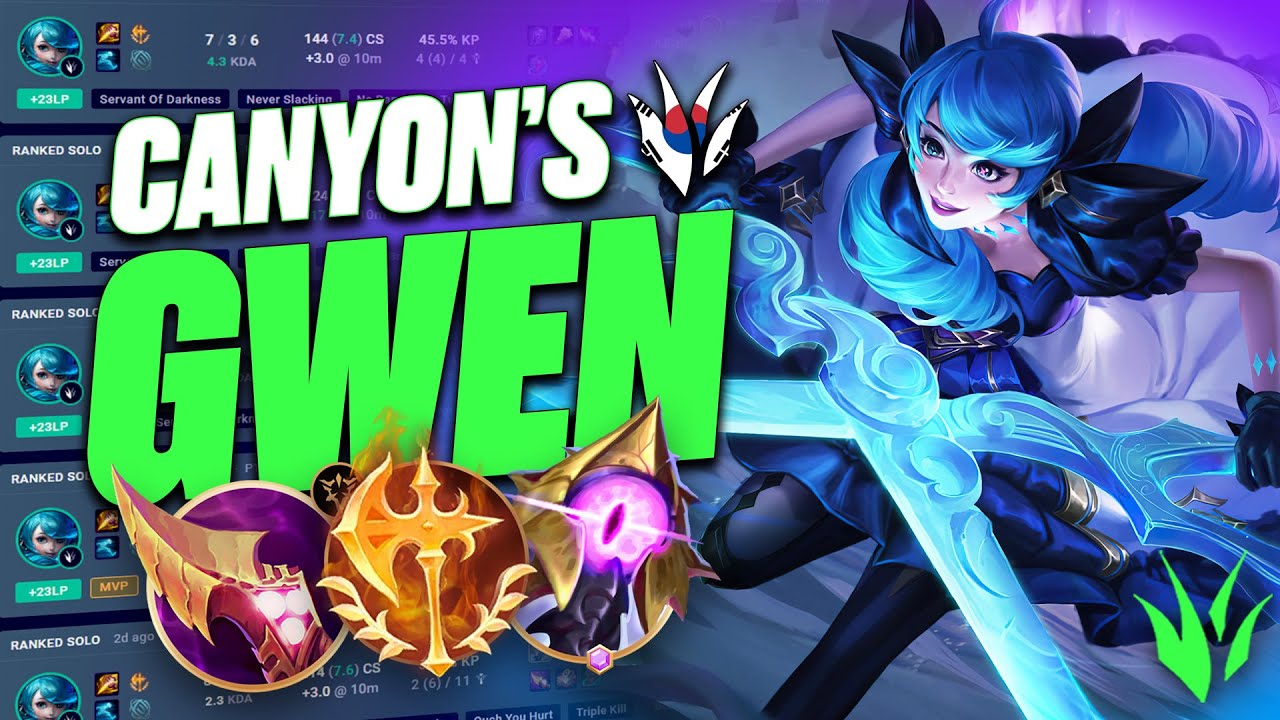 Canyon's GWEN JUNGLE Is TAKING OVER Korea! (Again) | COMEBACK To Win ANY Game!