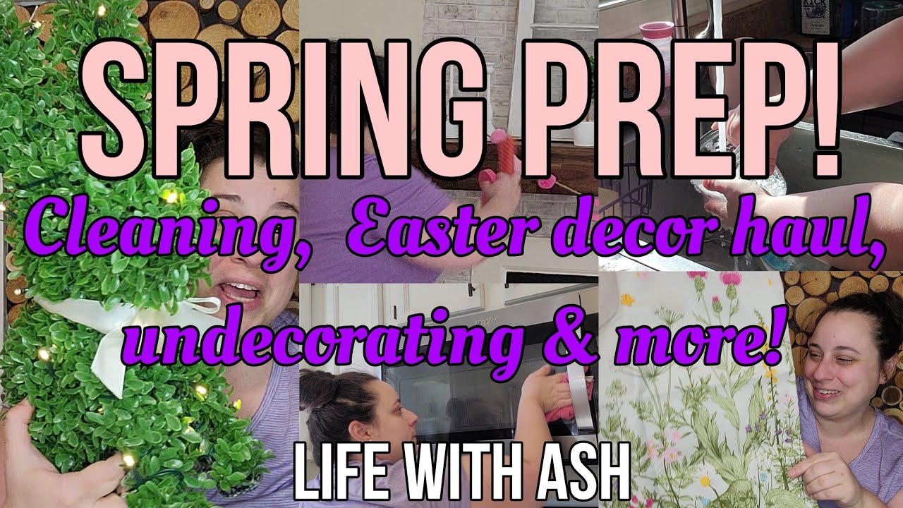 Let's get ready for SPRING!! Easter Decor Haul,  cleaning & MORE!!