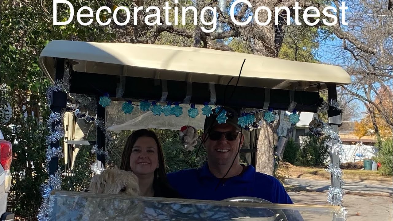 How to decorate the Ham Fam Golf Cart for cheap!!!