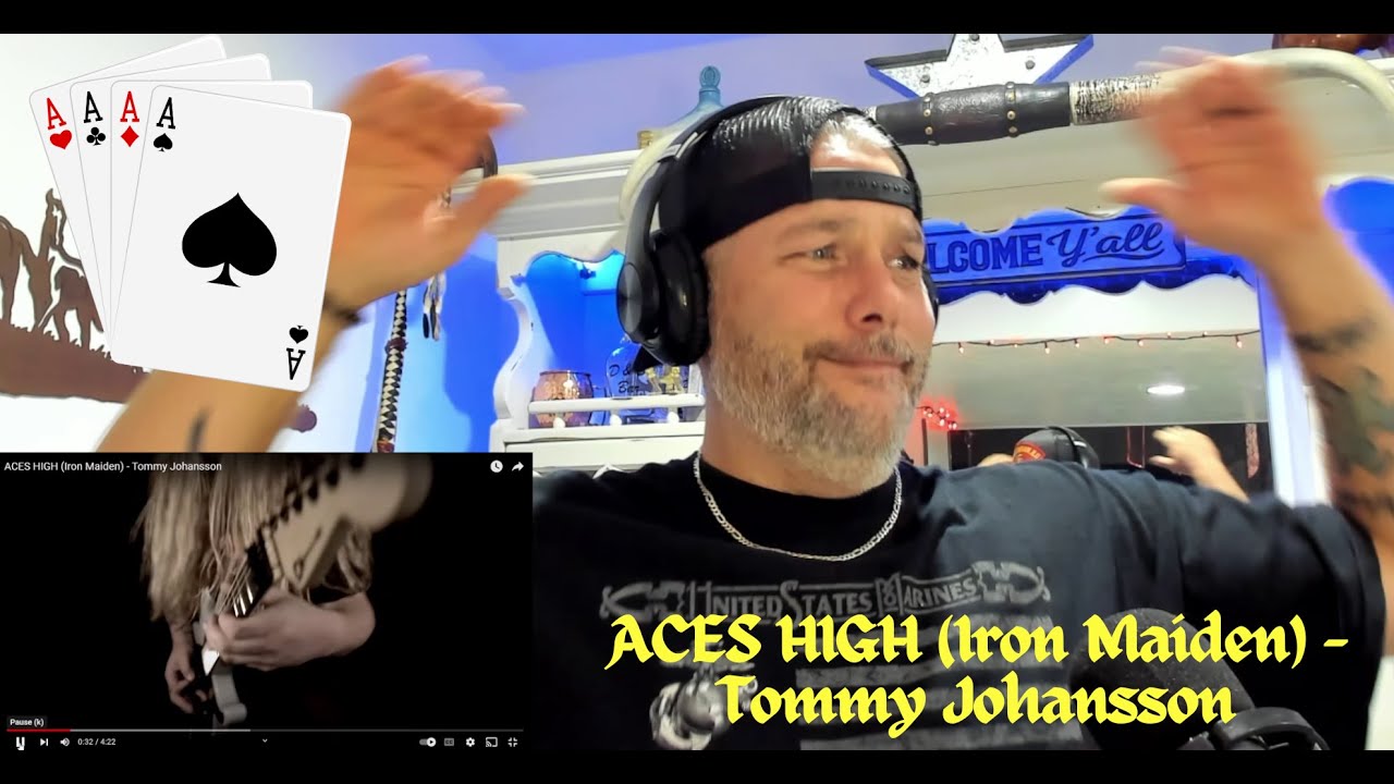 First Time Hearing: Reacting to Tommy Johansson's Electrifying 'Ace's High' Performance