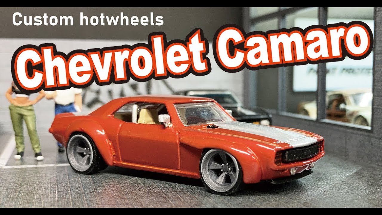 Chevrolet Camaro wide body style , Custom hotwheels