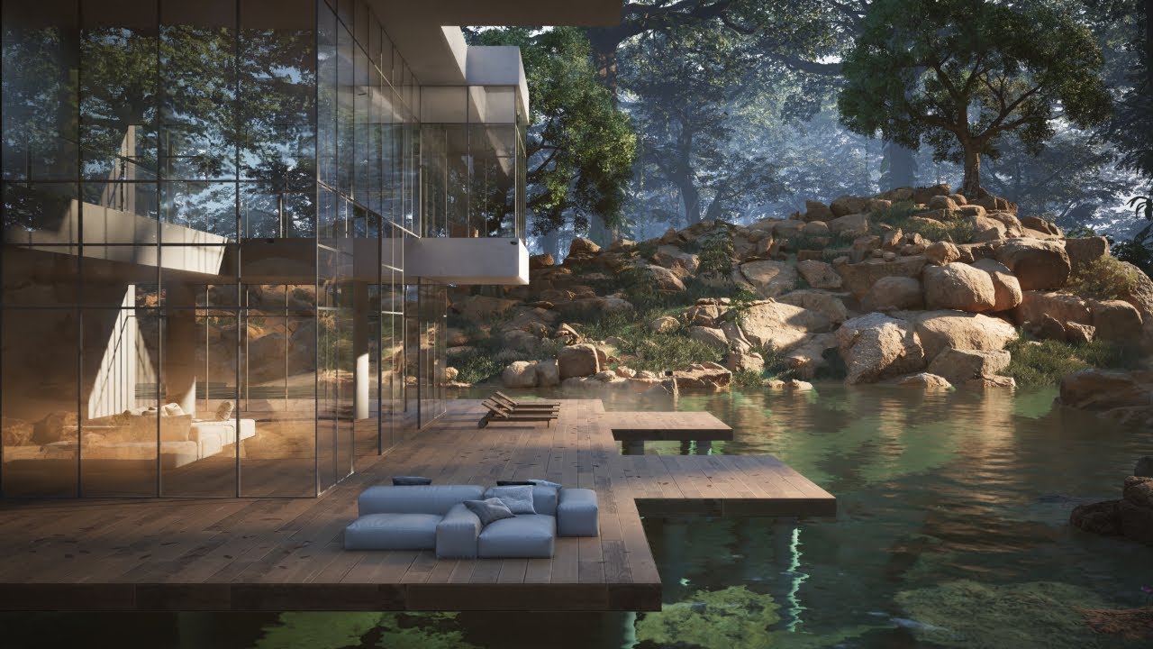 Lakeside Reflections | 2 Hours of Tranquil Water and Forest Ambience