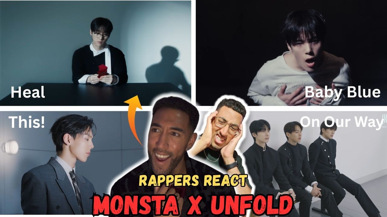 RAPPERS REACT TO MONSTA X UNFOLD ENTIRE ALBUM REVIEW !