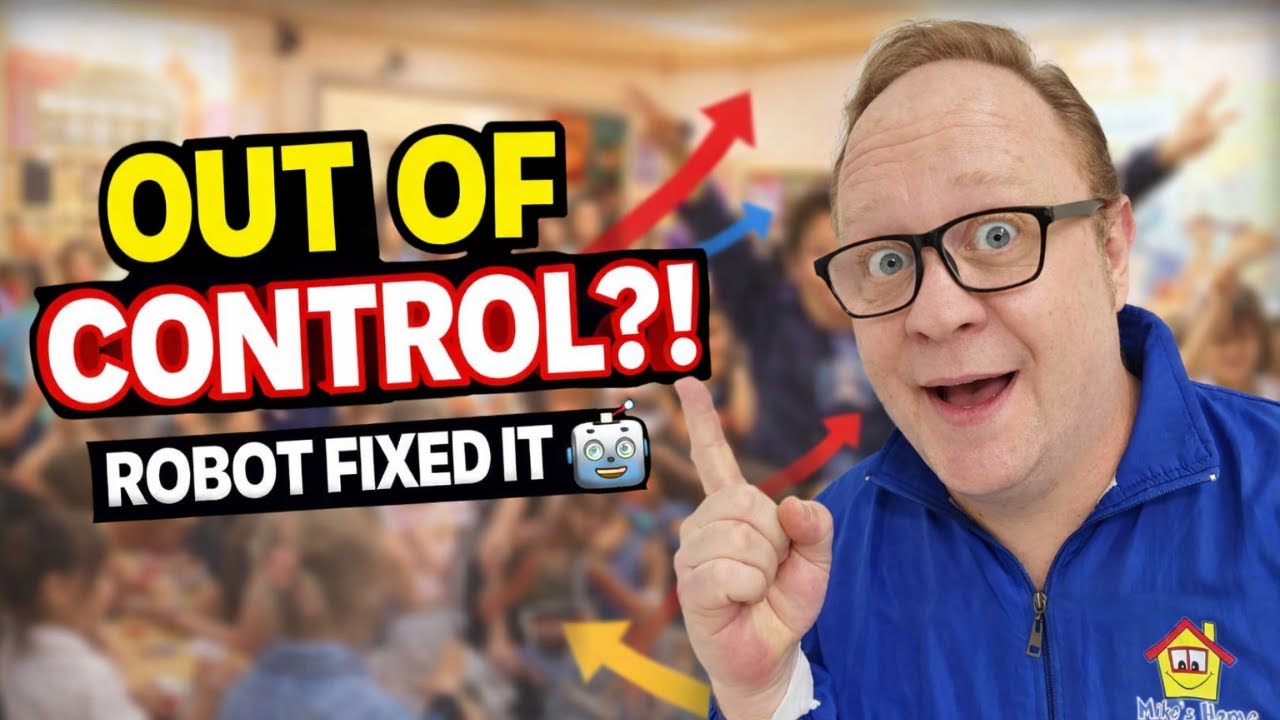 They Were Distracted… Then the Robot Took Over 🤖 | Real ESL Class Replay