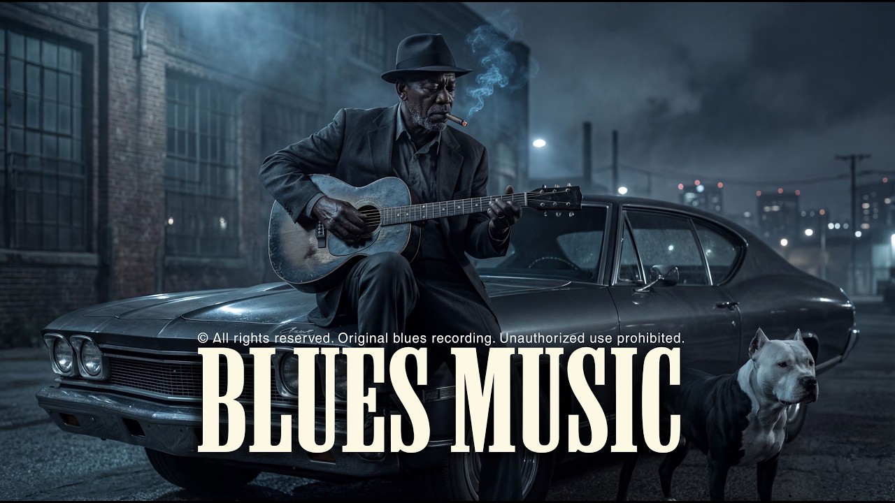 American Street Blues Music | Urban Night Blues for Late Night Listening