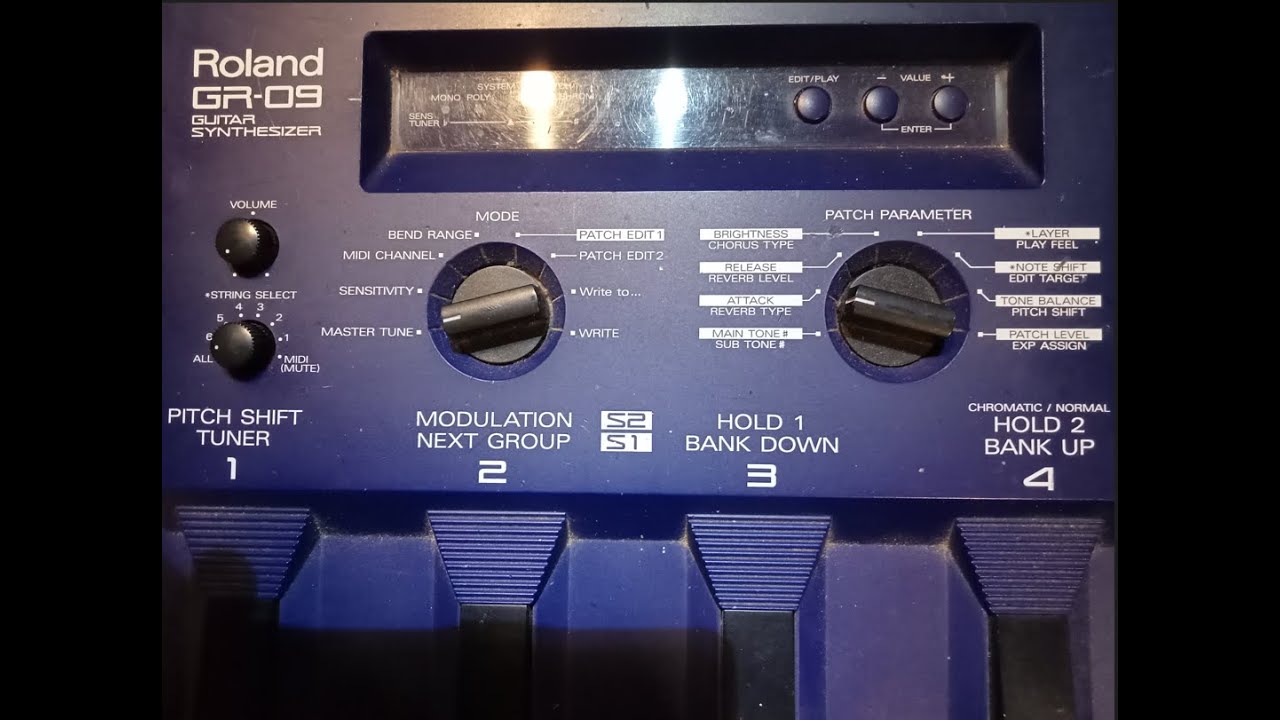 Guitare-Synthé: Roland GR-09 Démo
