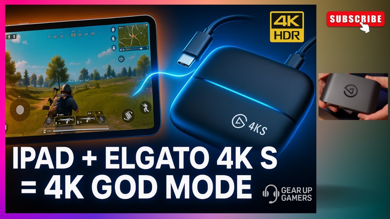 “Record iPad Gameplay in 4K Like a Pro | Elgato 4K S Setup Guide 🔥”