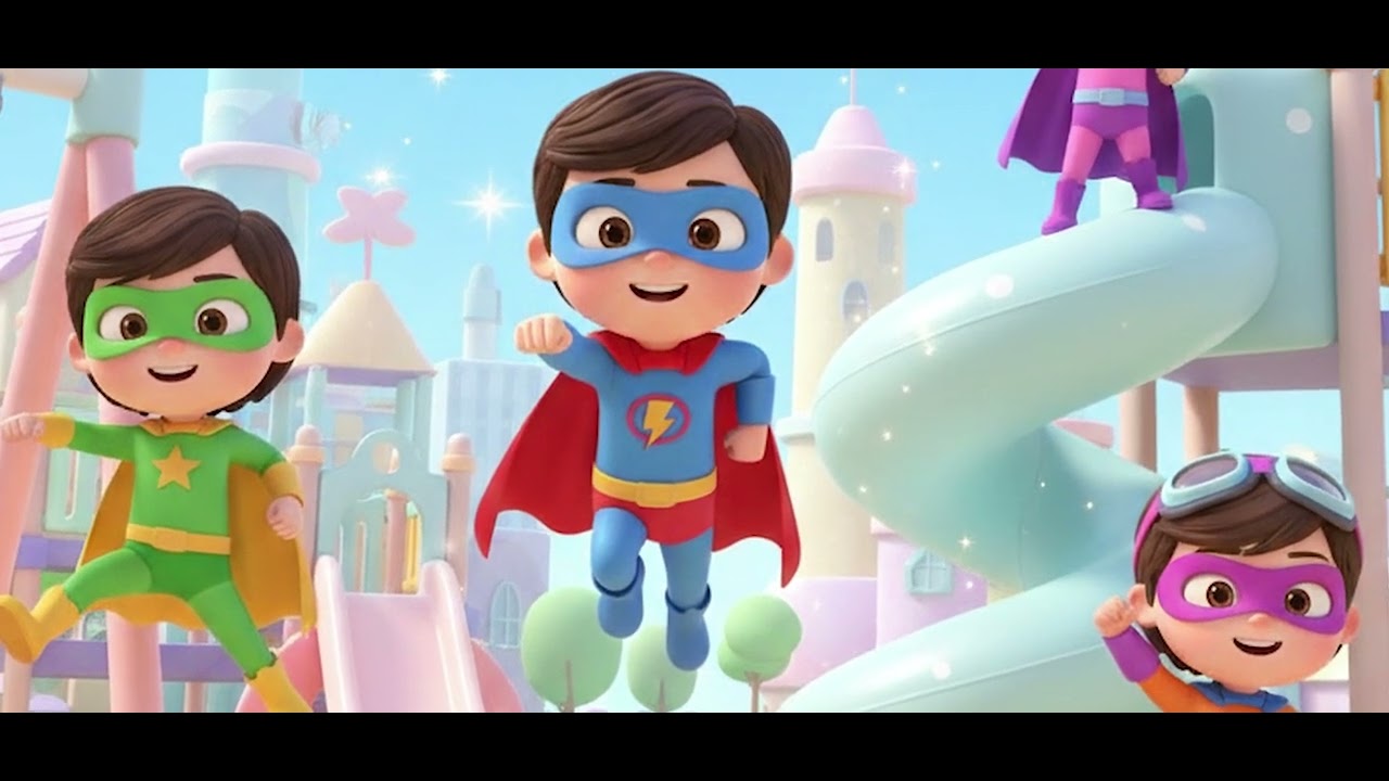 Superhero Action Dance | Kids Movement Song | Kids Educational Music