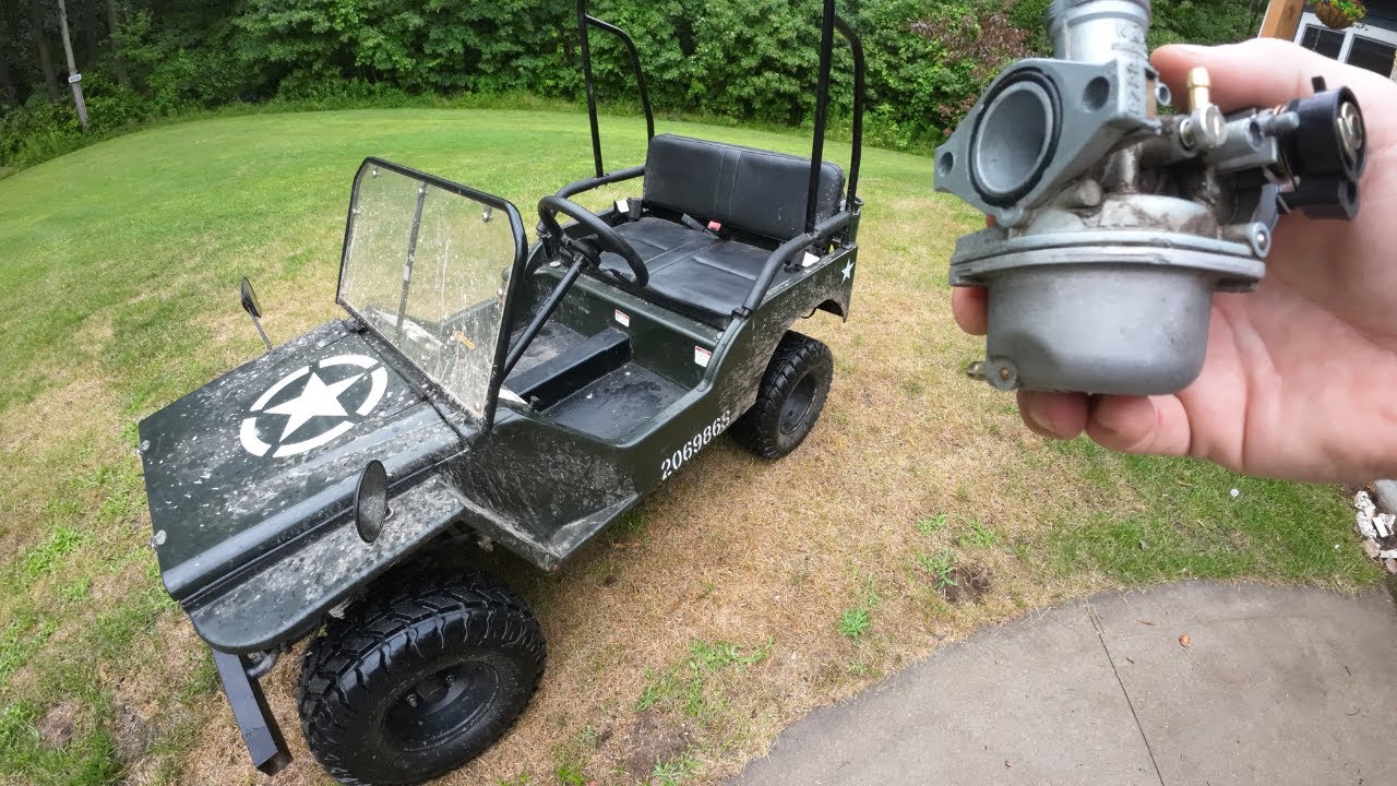 Wrong to replace the carb? Mini Jeep