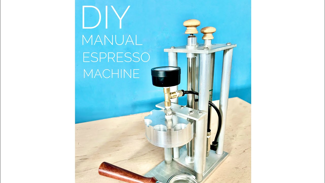 DIY Manual Espresso Machine and Latte Art with Manual Frothing #DIY #coffee #Espresso #latteart