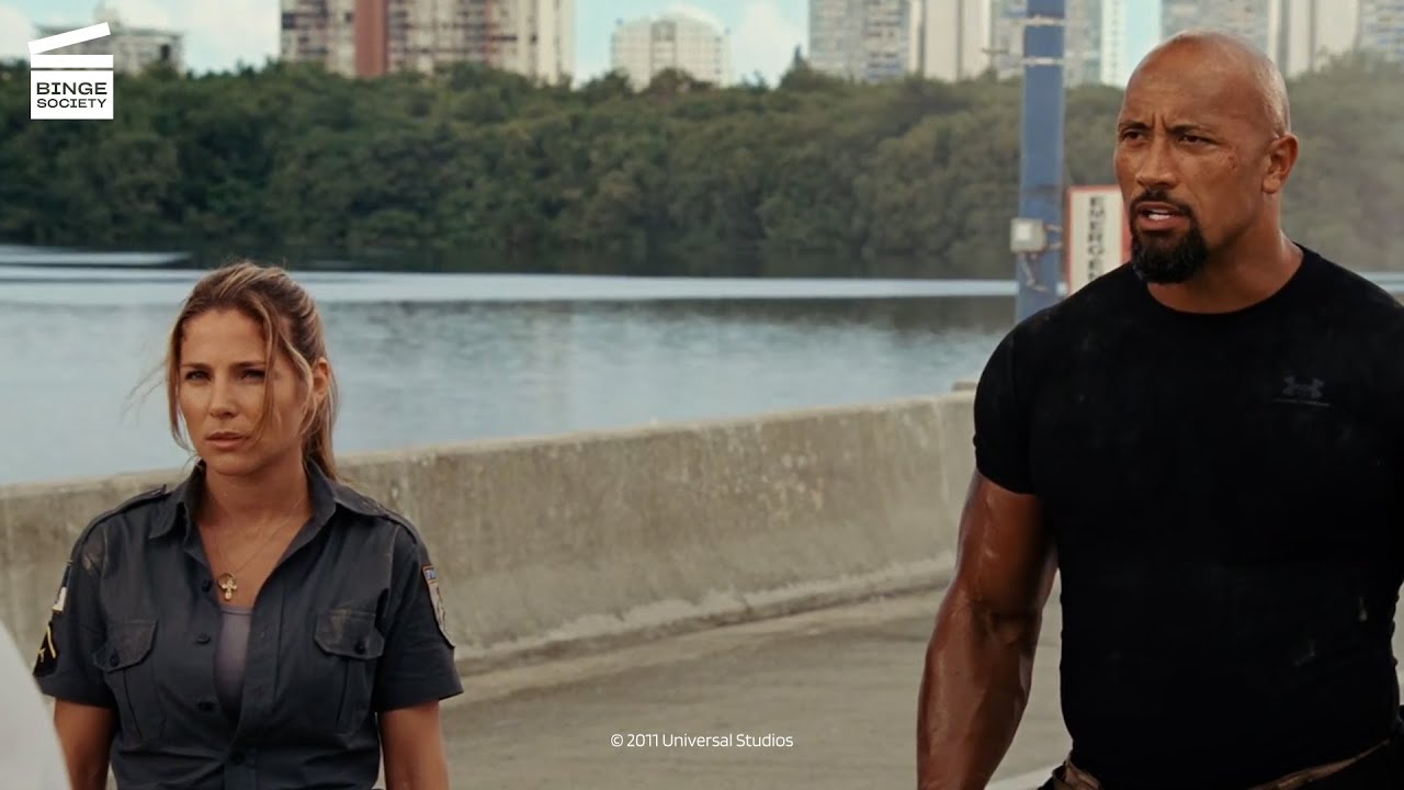 Fast and Furious 5 : Hobbs laisse Dom et Brian s'enfuir CLIP HD